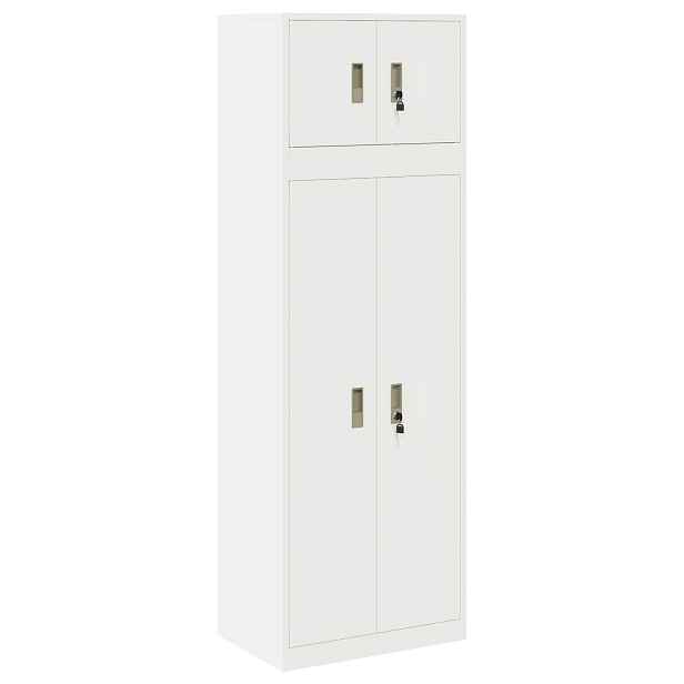 vidaXL Úložná skříňka 2 ks 60 x 40 x 180 cm Ocel Zamykatelné