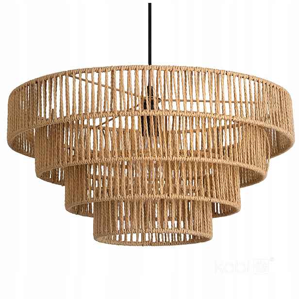 Závěsná stropní lampa E27 Bambusová 50 cm Boho Sonti Kobi Design