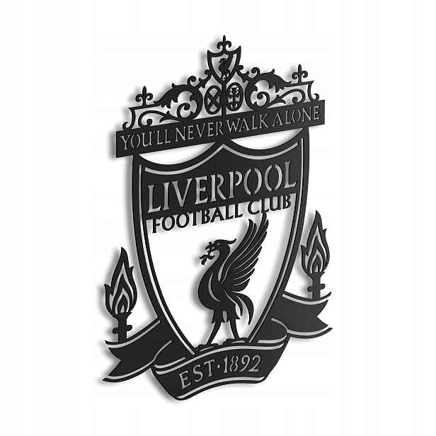 Dřevěný 3D obraz Fotbal Liverpool Nástěnná Dekorace Dárek