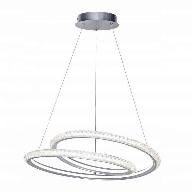 Kortia PND-64873-SILV Moderní stříbrná závěsná Led lampa