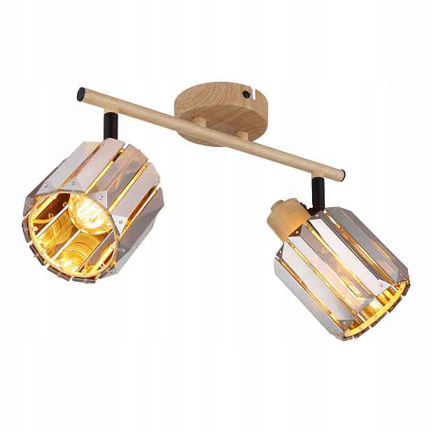 Lampa spotová bronzová Run s pohyblivým světelným zdrojem Globo
