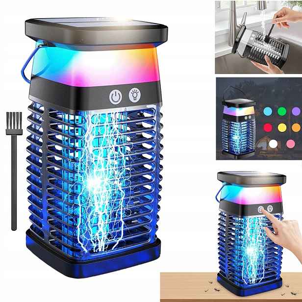 Vysokonapěťová Uv Lampa Proti Komárům Vodotěsná IP68 S Rgb Efekty