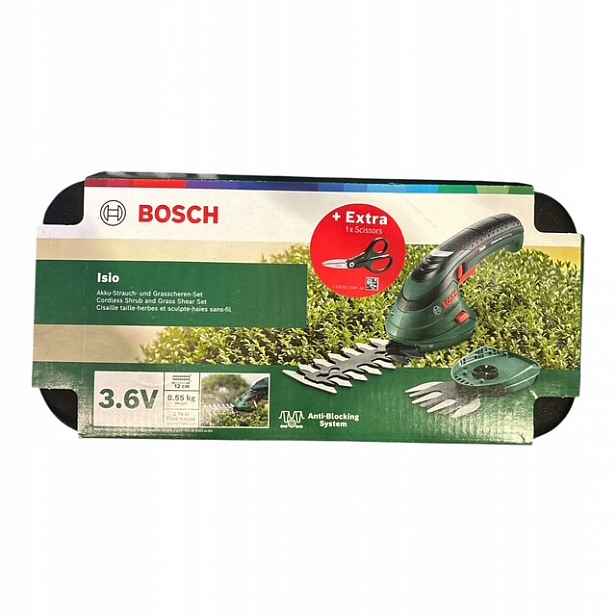 Bosch Akumulátorové Nůžky Na Trávy Isio Plus Nůžky Bosch Bonus!