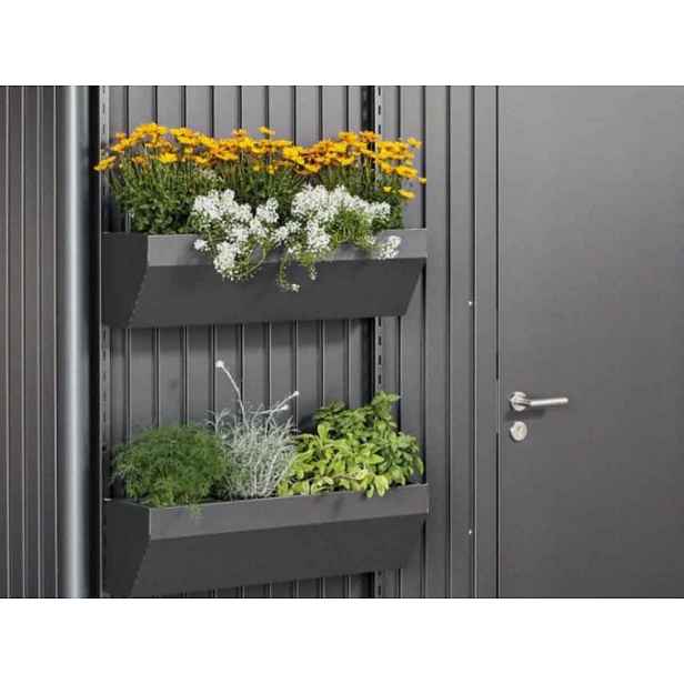 FloraBoard k domku Biohort, tmavě šedá BH47050