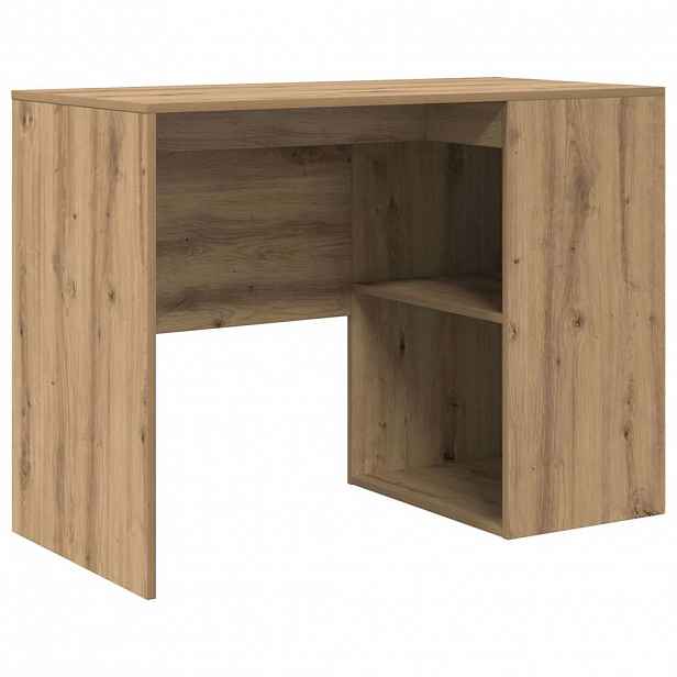 vidaXL Stůl Artisanový dub Kompozitní dřevo 102 x 50 x 75 cm
