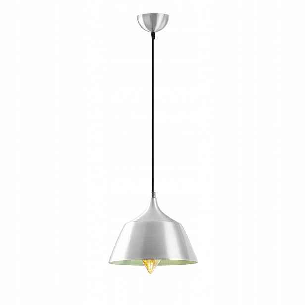 Závěsná lampa/ lustr Momo 25, 119 cm, stříbrná