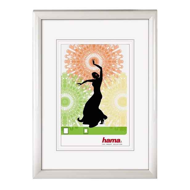 Hama 154490 rámeček plastový MADRID, bílý, 15x21cm