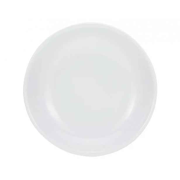 Mělký talíř Bistrot 25 cm, bílý