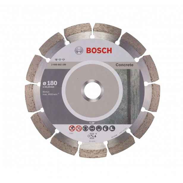 Bosch - Diamantový řezný kotouč na beton 180x22,23 mm 2608602199