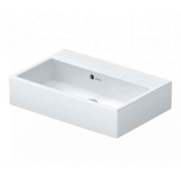 Duravit Vero Air - Umyvadlo 60x40 cm, s přepadem, bez otvoru pro baterii, bílá 2368600060