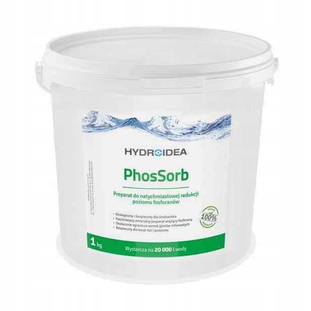 Hydroidea PhosSorb 1 kg Váže fosfáty Bojuje proti řasám v akváriu a odstraňuje je
