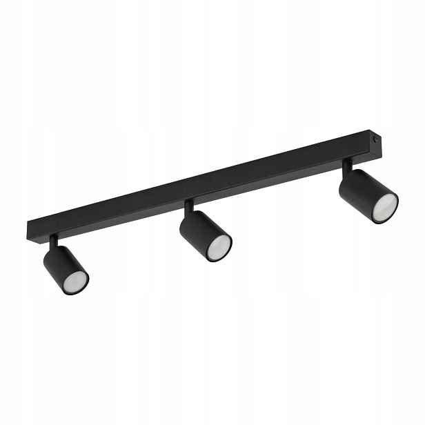 Lampa Reflektor Spot Nástěnné svítidlo 3x10W GU10 Černá do 15 cm Tk Lighting