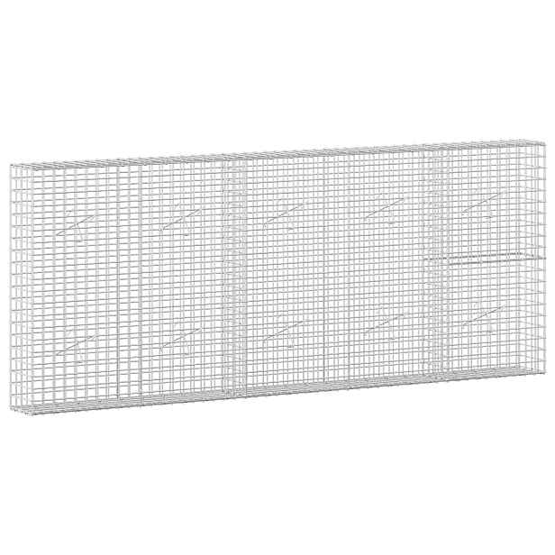 vidaXL Gabion s drátem 5 mm a síťkou 5x5 cm 250x20x100 cm