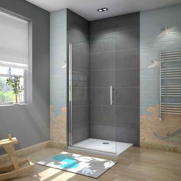 MELODY DF1 70 Otočná WALK-IN zástěna 64,8–66,8 × 195 cm, čiré sklo