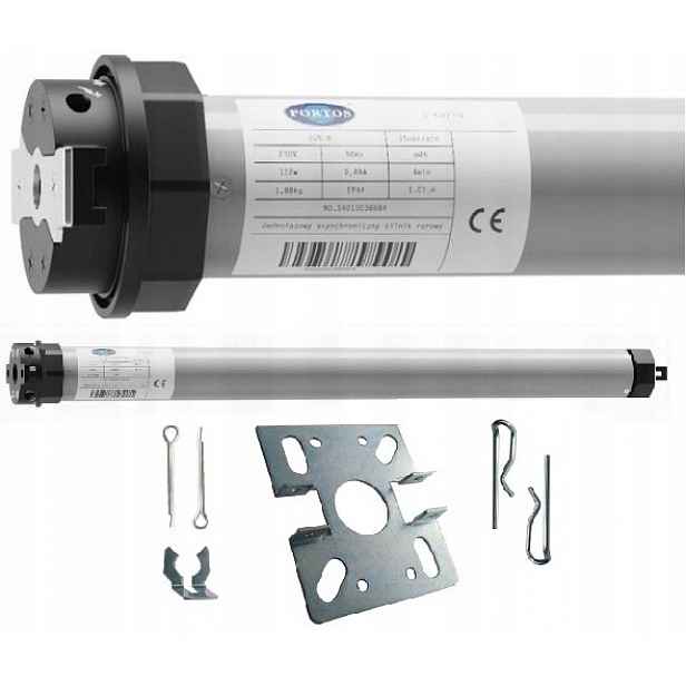 Motor Pohon Pro Venkovní Rolety 60 MM 10 Nm Portos Krátký 35 cm