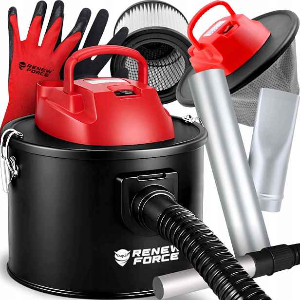Vysavač do krbu na popel rukavice Filtr 10 l