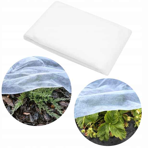 Agrotextilie bílá podzimní/zimní krycí Uv obal 15 g/m2 1,5 x 1000 m