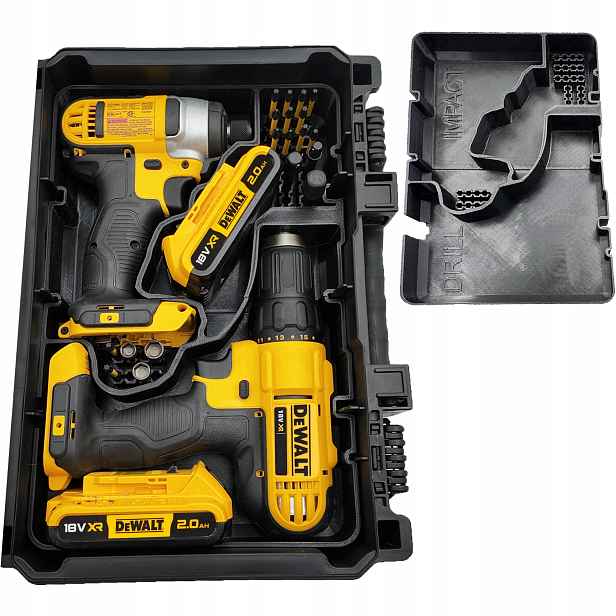 Organizér DeWalt ToughSystem 2.0 pro šroubovák Šroubovák DCF885 DCD771 3DMX