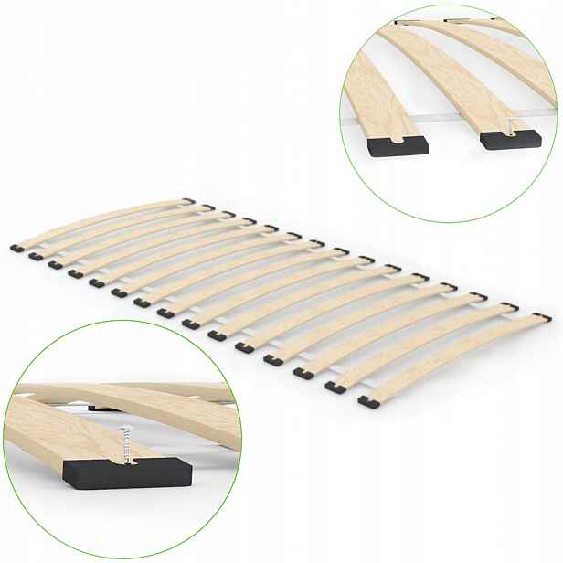 Rošt 180x80 pro postel pod matrace 14 pružných lamel 200 kg