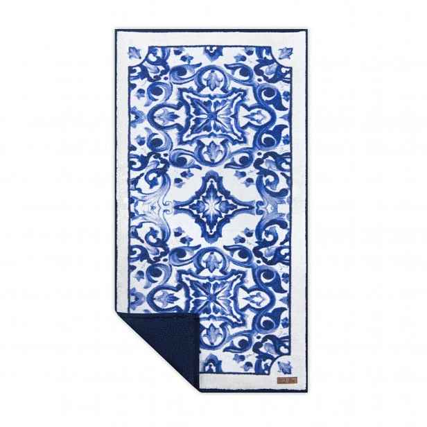 Tiskací ručník Sicilia Blue tmavě modrý 50x100 Zwoltex Gots Certified