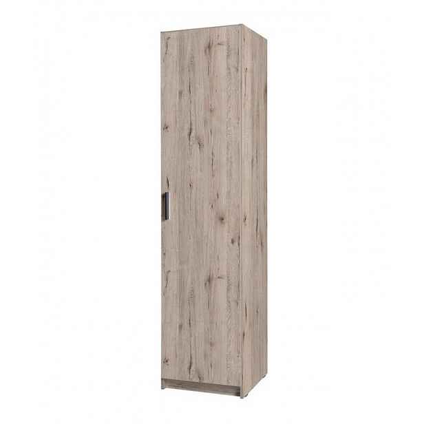 Úzká šatní skříň 45 cm FUNZA 1 - dub wellington