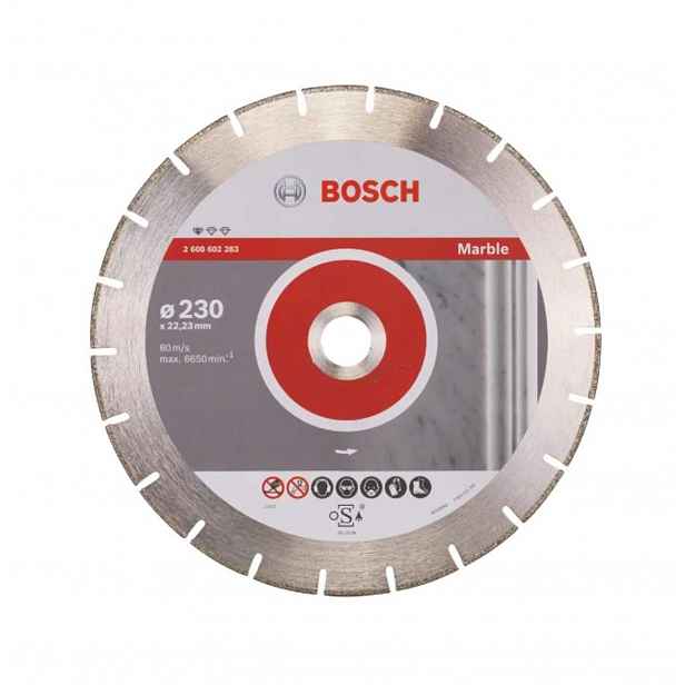 Bosch - Diamantový řezný kotouč na mramor 230x22,23 mm 2608602283