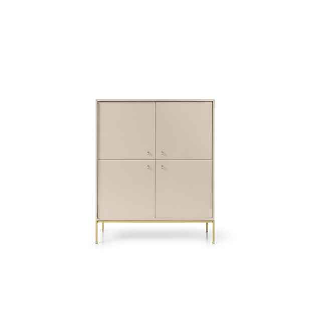 Piaski Komoda Mono II 104 cm béžová/zlatá