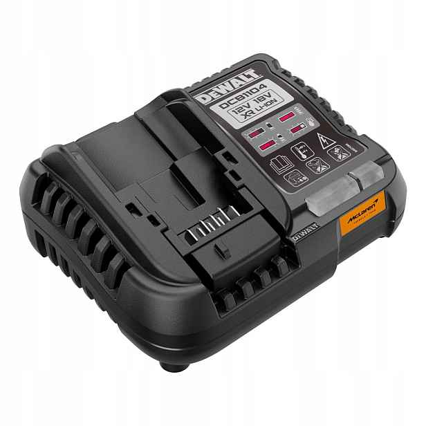 Vícenapěťová nabíječka DeWALT McLaren 12V-18V Xr 4A, pákové baterie