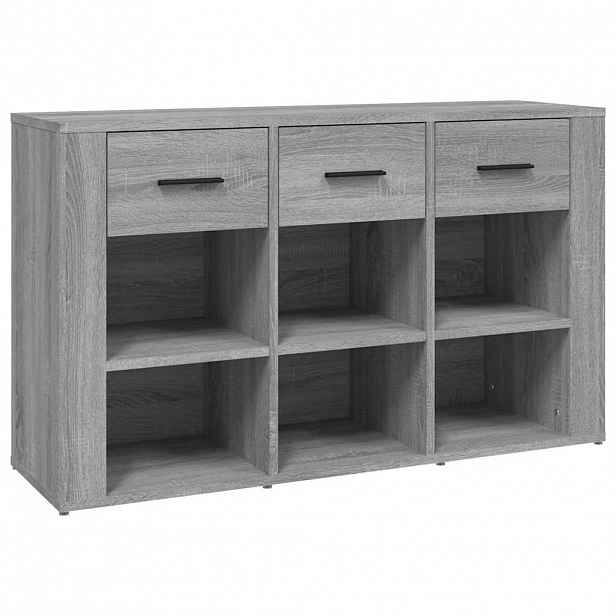 vidaXL Příborník šedý sonoma 100 x 30 x 59,5 cm kompozitní dřevo