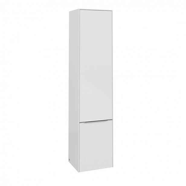 Villeroy & Boch Subway 3.0 - Vysoká skříňka, 40x171x36 cm, 2 dvířka, panty vlevo, SoftClosing, Brilliant White C58600VE