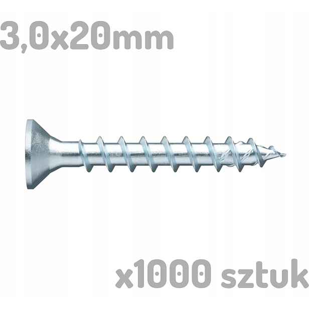 Wurth Assy 4 Cs 3x20mm 0190 03020 x 1000 kusů
