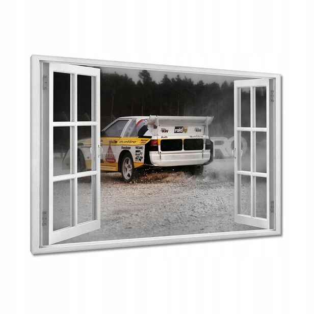 Obrazy 90x60 Audi Quattro Drift Kurz