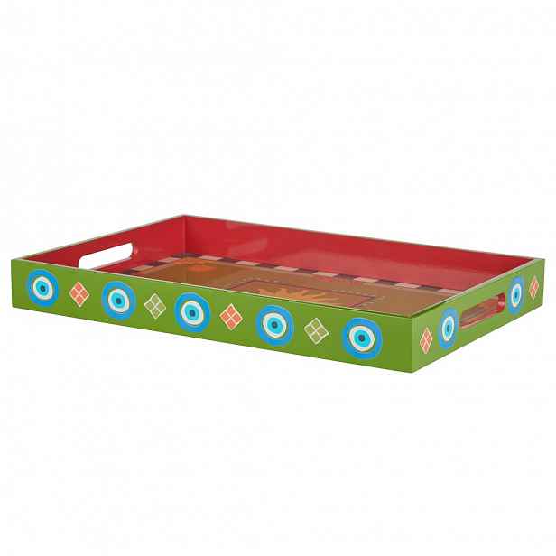 Butlers NAZAR Podnos 45 x 30 cm - zelená