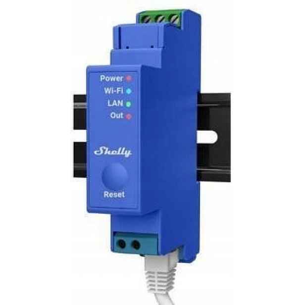 Shelly Pro 1 1-kanálový relé na Din lištu Wifi/lan