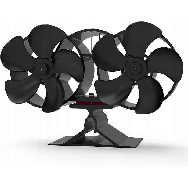 Ventilátor Weareok XL pro kamna na dřevo a pelety, tichý provoz