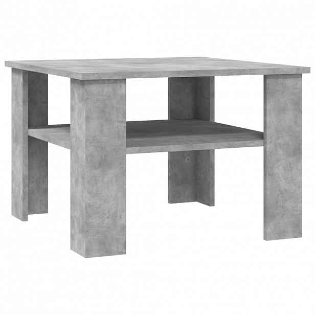 vidaXL Konferenční stolek betonově šedý 60x60x42 cm kompozitní dřevo