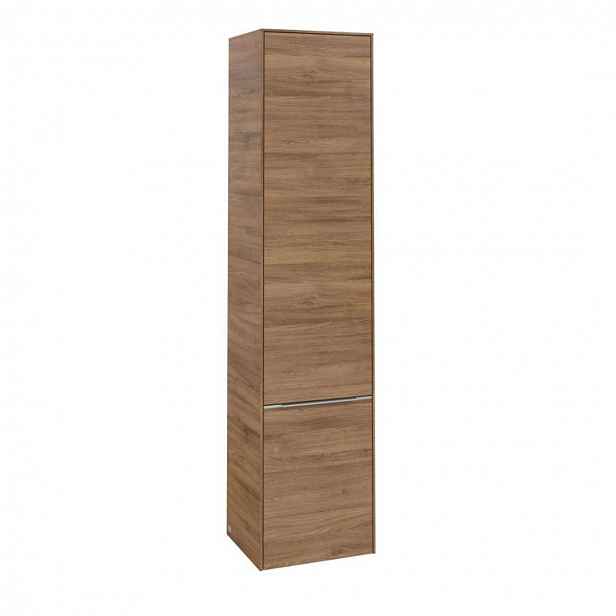 Villeroy & Boch Subway 3.0 - Vysoká skříňka, 40x171x36 cm, 2 dvířka, panty vlevo, SoftClosing, Oak Kansas C58600RH
