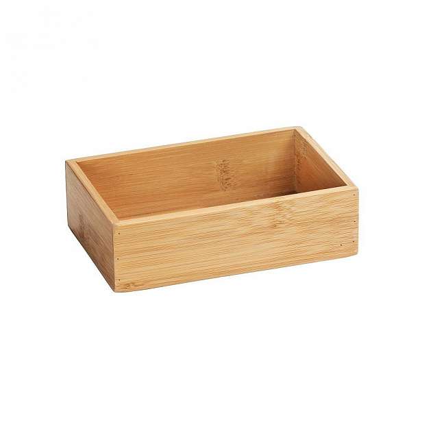 Bambusová úložná přihrádka Wenko Terra, šířka 10 cm
