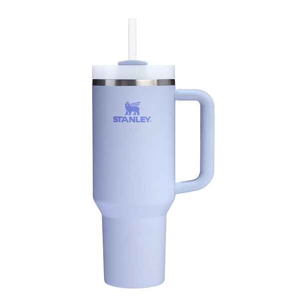 Fialová termoska s brčkem z nerezové oceli 1,18 l Quencher H2.0 FlowState Tumbler Dew Drop – Stanley