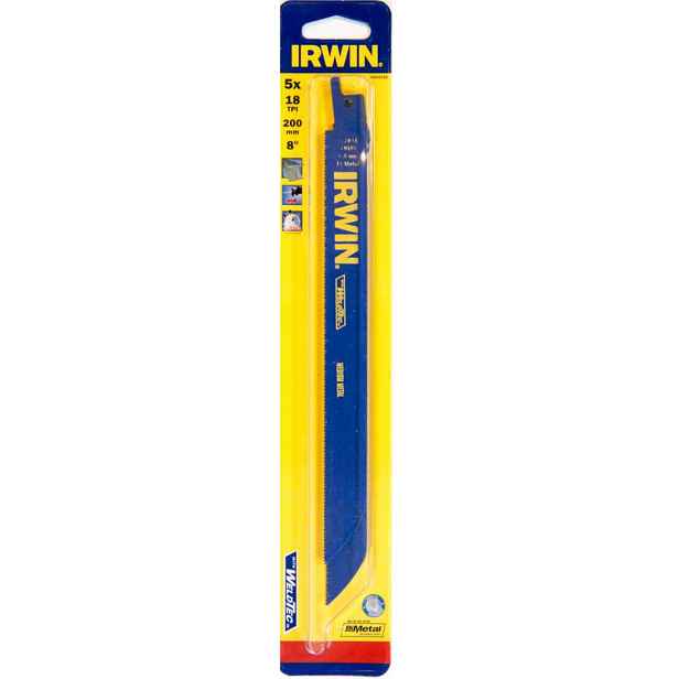 list pil. na kov do mečových pil 200mm/18TPI (5ks) Irwin