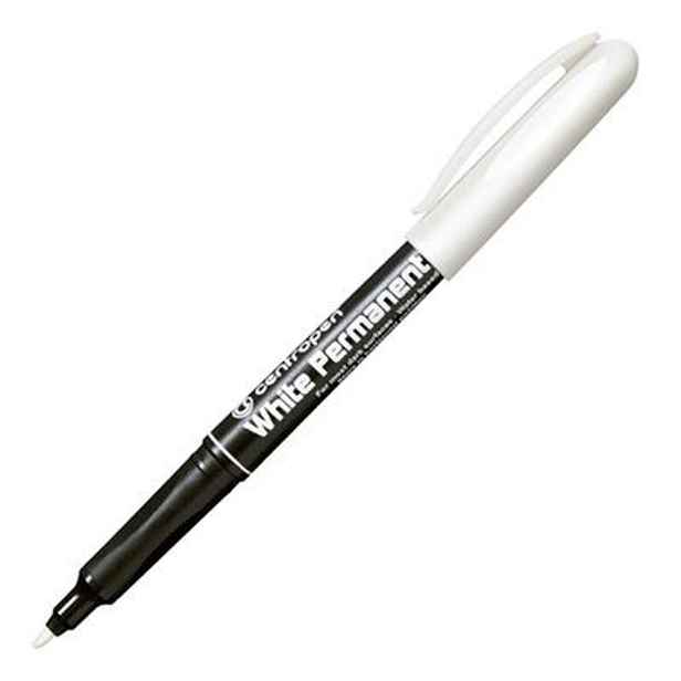 popisovač Centropen 2868 WHITE-bílý Permanent na etik.