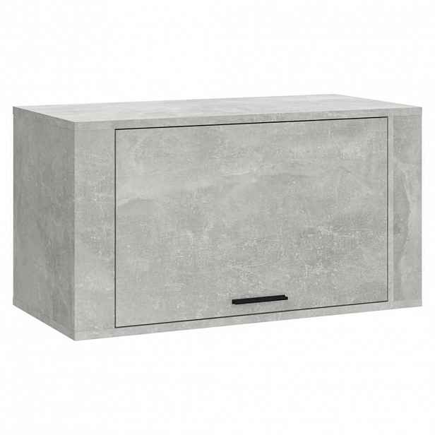 vidaXL Nástěnný botník betonově šedý 70 x 35 x 38 cm kompozitní dřevo