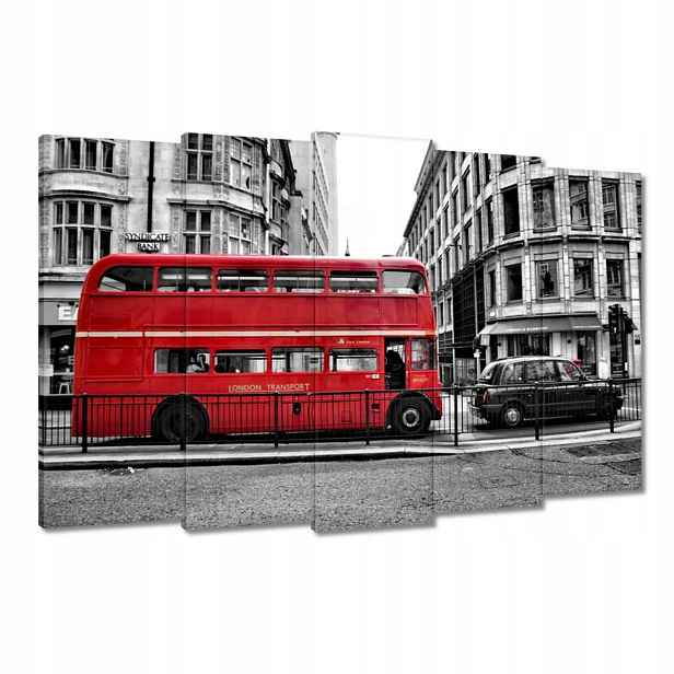 Obrazy 150x95 Červený autobus Londýn