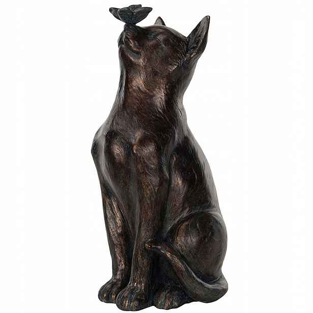 Figurka Kočka Loft Retro Dekorativní 37 cm Velká Kočka Dekorace Ozdoba