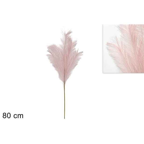 PROHOME - Peříčko 80cm zápich růžové