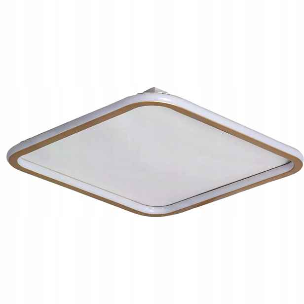 Stropní svítidlo stropní svítidlo Led bílá zlatá do ložnice čtvercová 40 cm Abruzzo
