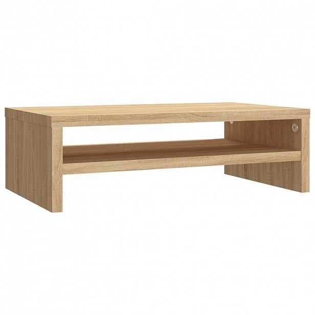 vidaXL Stojan na monitor dub sonoma 42 x 24 x 13 cm kompozitní dřevo