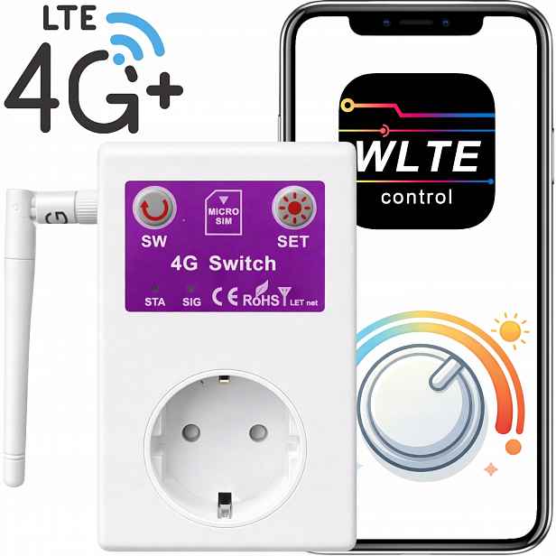 Zásuvka Inteligentní Programátor Časový Spínač Brány Pece Smart 4G Gsm