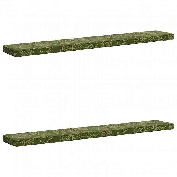 vidaXL Sady polštářů na lavici (2 kusy) VUGHT 2 pcs 100% polyester