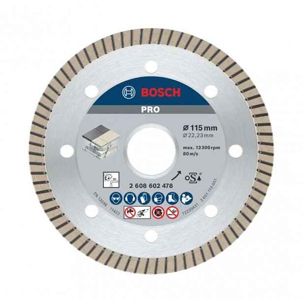 Bosch - Diamantový řezný kotouč na mramor 115x22,23 mm 2608602478